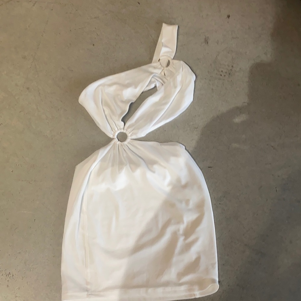 Mini mesh cutout dress